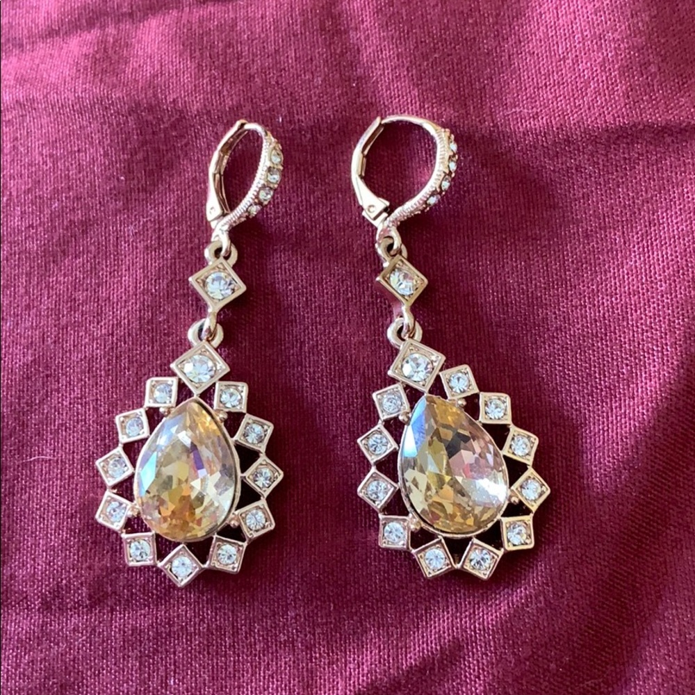 Givenchy Rose Gold Costume Earrings